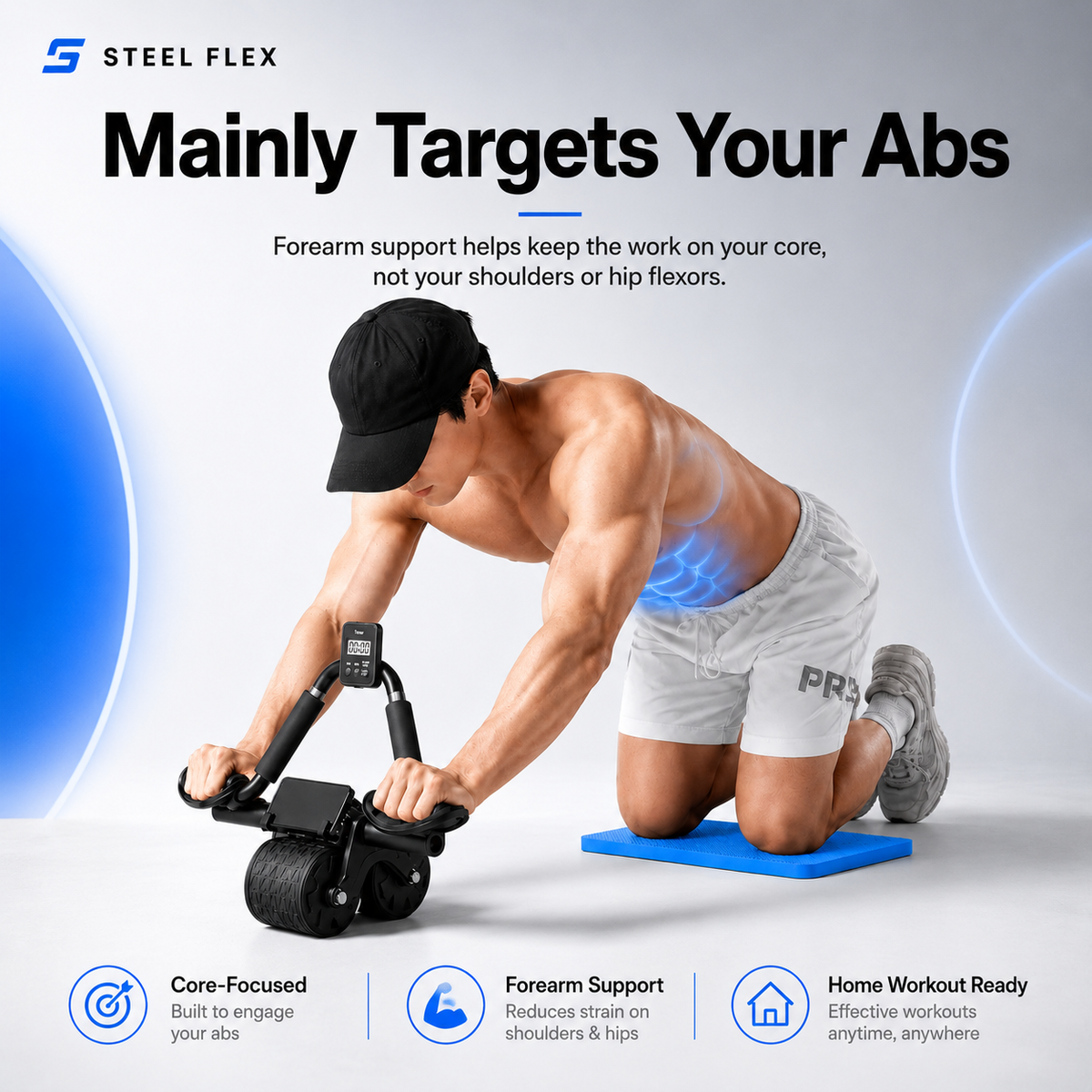 Steel Flex™ Ab Roller
