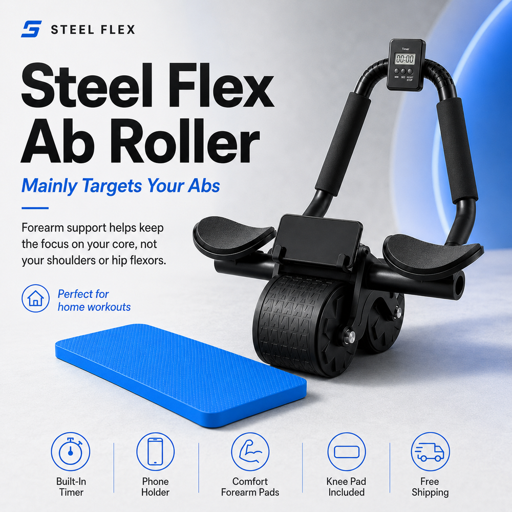 Steel Flex™ Ab Roller